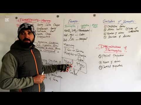 Lec:7 Isomorphism ||Properties of Solids || FSc part 1 KPK text book in Pashto