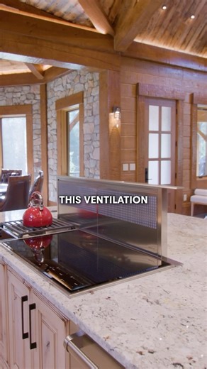 9.5K views · 546 reactions | The problem with open concept living ⬇️ • • It’s hard to properly vent the stove, unless you use something like this  • • If you’re looking to build a home like this, give us a call 1-800-270-5025   • • #Mansion #estate #luxuryhomes #luxurylifestyle #luxuryrealestate #luxuryhome #mansions #mansionhouse #luxurymansion #rustic #customhomes | Golden Eagle Log & Timber Homes | Facebook