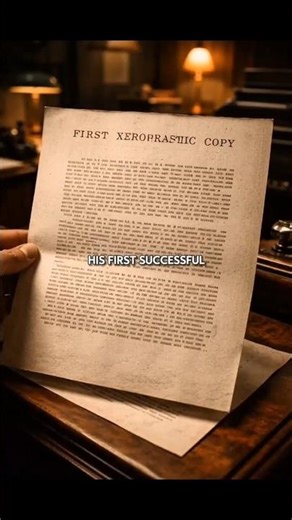 How Xerox Copy Was Invented📄⚡ #history #copy