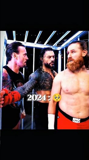 Roman Reigns & Sami Zayn: The Brotherhood (Then vs Now) ☝️💔 #wwe #romanreigns #samizayn #love