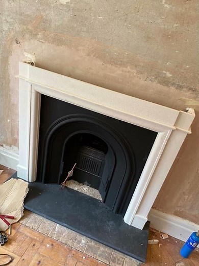 Quick short video of a fireplace installation