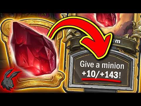 140 Stats PER GEM?! ‪@Alutemu_hs‬ | Hearthstone Battlegrounds Commentary