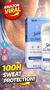 Clinical Strength Antiperspirant Deodorant – Secret 100HR Sweat Protection
