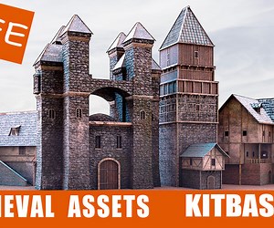 ArtStation - (Free) KITBASH : MEDIEVAL ASSETS TEXTURES Vol 6.5 | Game Assets