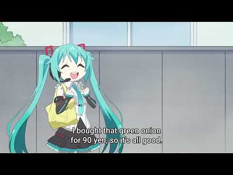Miku gets her green onion stolen