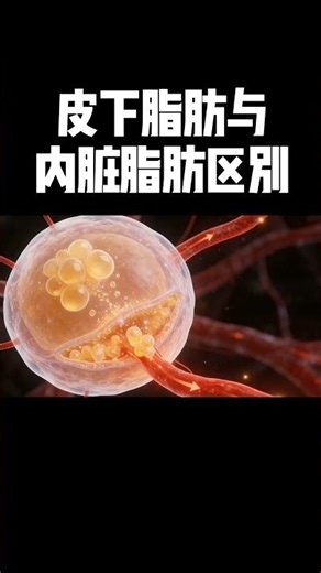 皮下脂肪与内脏脂肪有什么区别?#体重管理经验分享 #创作者中心 #创作灵感 #知识科普 #脂肪