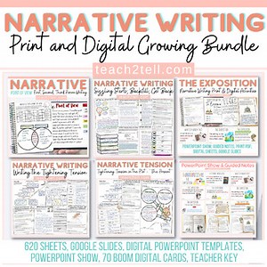 Narrative Writing Personal Narrative State Test Prep Writing Bundle