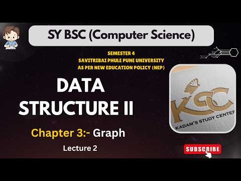 SY BCS || Semester 4 || Data Structure II || 3.Graph || Lecture 2 || SPPU || NEP Pattern ||