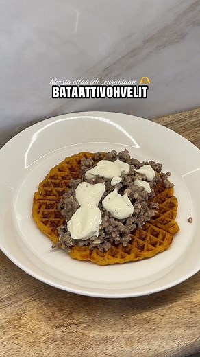 Bataattivohvelit: Helppo ja terveellinen resepti