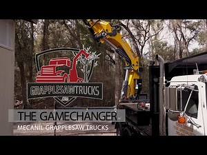 Mecanil Grapplesaw Trucks - Remote Control Tree Removal - Future of Tree Removal is here! [2022]