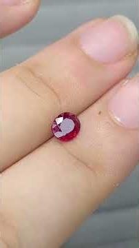 단 하나뿐인 루비 │ 0.63ct 모잠비크 오벌컷 │ 진한 레드