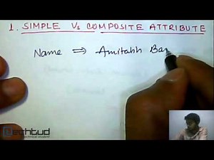 Simple & Composite Attributes | Database Management System