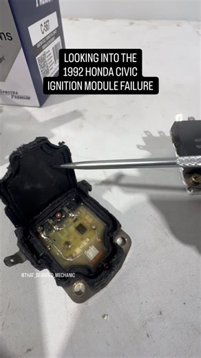 THAT BEARDED MECHANIC on Instagram: "Breakdown of the ignition module failure on the 1992 Honda Civic D-Series engine. #ThatBeardedMechanic #MechanicLife #Mechanic #HondaCivic #NoStart #ElectricalFailure #DSeriesEngine #DSeriesOnly #HondaNation #IgnitionModule #AutoRepairShop #AutomotiveRepair #Diagnostics #ElectricalDiagnostics #ScheduledPost"
