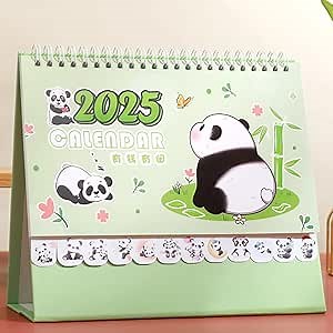 Desktop Calendar 2024 Cartoon Calendar Creative Desktop Ornaments Portable Small Desk Calendar Monthly Calendar Flip Calendar (style5)