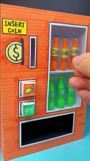 DIY Kinder Surprise Claw Machine with Paper _ Paper Craft Ideas #short #papercraft