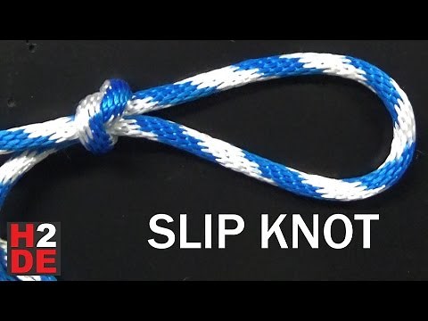 TUTORIAL - How to Tie a Slip Knot HOW TO DIY Knots