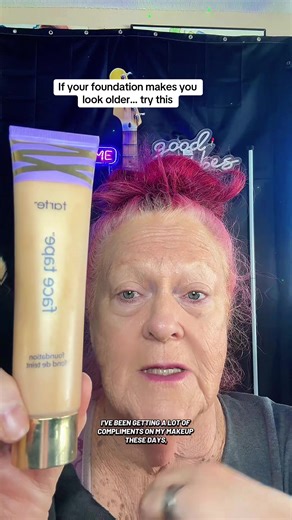 @tarte cosmetics Most foundation ages you. This one doesn’t. ⸻ mature skin foundation, best foundation over 60, makeup for older women, foundation that doesn’t settle into wrinkles, tarte face tape review, over 50 makeup tips, natural looking foundation mature skin