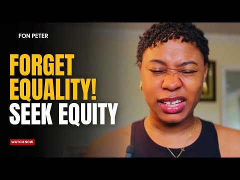 Stop Chasing Equality! Seek Equity. Balance isn’t Equality. Equality is an Illusion