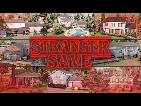 STRANGER SAVE ✨ A Stranger Things Save File for The Sims 4