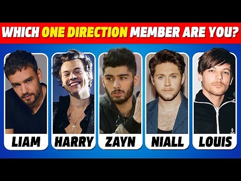 Which One Direction Member are you? 🎶 Directioners Test 🎸 One Direction Quiz 2025