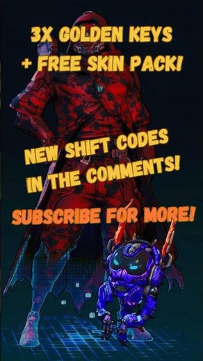 FREE Borderlands 4 Skins and Golden Keys! SHiFT Codes in the Comments #borderlandsgame #borderlands4