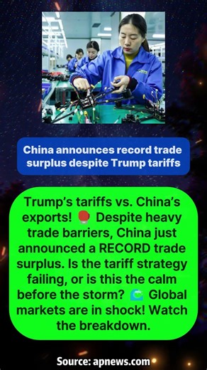 China Defies Trump? Record Trade Surplus Despite Tariffs!
