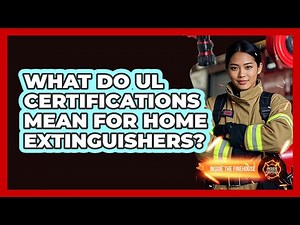 What Do UL Certifications Mean for Home Extinguishers?