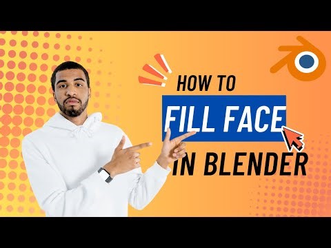 HOW TO FILL FACE IN BLENDER