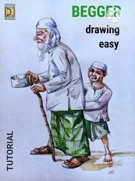 Beggars drawing tutorial✏️ how to draw human#shorts#short video#shorts feed#viral.