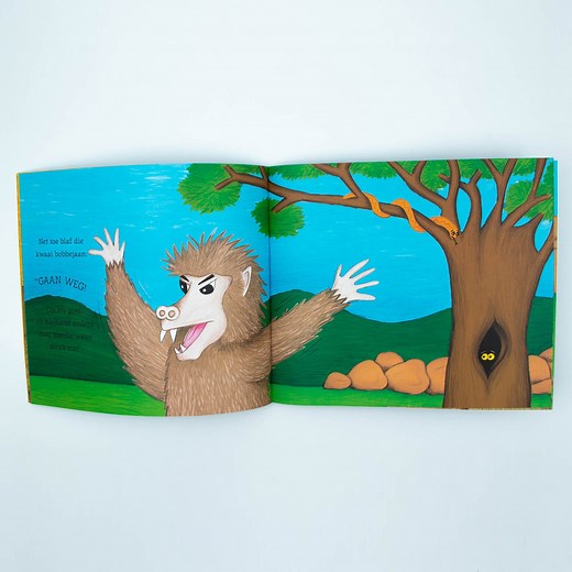 African Folklore Stories Hoe die Sebra sy strepe gekry het Afrikaans S