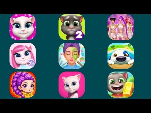Talking Tom Gameplay 😱 K-Pop Demon, Angela 2, Ben, my Hank, talking Juan, Pet Runner Full Gameplay