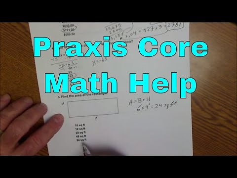 Praxis Core Math Practice Test with Help