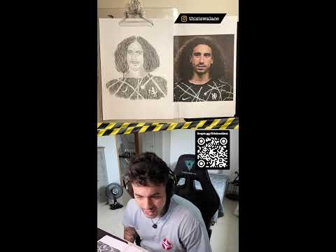 desenhando o Cucurella do Chelsea