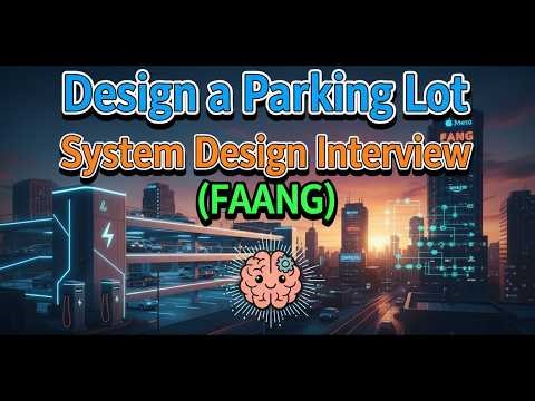 Design a Parking Lot - System Design Interview (FAANG)