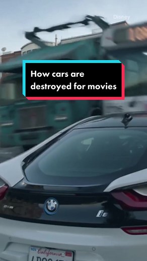 Did you know #cars in movies are prepped before being destroyed? #moviesinsider #crashtest #destroyed