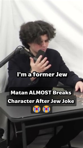 Matan ALMOST Breaks Character After Jew Joke 😭😭