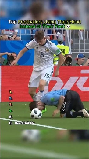 Top Footballers Using Their Head Instead of Their Feet 💀