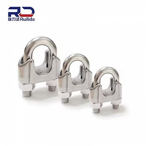 [Hot Item] Wire Rope Clamps U Type Malleable Wire Rope Clips Cable Clamp Rigging Hardware High Clamp Load Pull Rope