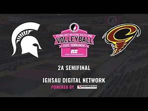 2025 IGHSAU Girls State Volleyball 2A Semifinal: Denver vs Grundy Center