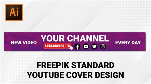 Illustrator Tutorial YouTube Cover Photo | Tutorial For Beginner #youtubecoverdesign #coverphotodesign #illustratortutorial #illustratortutorialforbeginners #illustrator #graphicssolutiontricks Watch Full Video:https://youtu.be/1m6-LXQsx_k | Graphics Solution Tricks