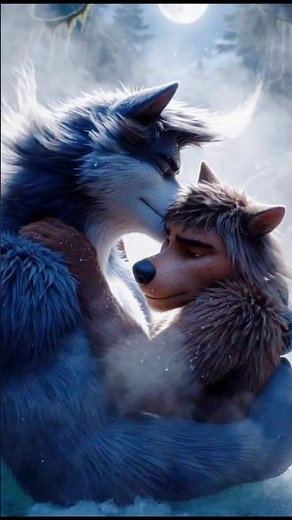 Furry Kiss | Cute Romantic AI Animation (LGBTQ+ Gay Couple)