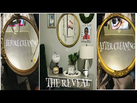 THRIFTING FIND || HOW TO CLEAN & RESTORE OLD VINTAGE MIRROR