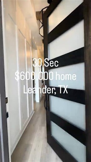 This $600K Leander Home Might Surprise You😳 | 30 Sec Tour