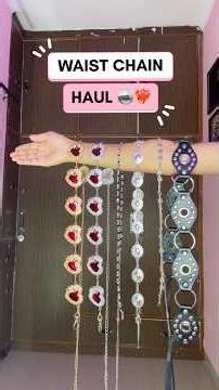 Waist chain haul 🪩 #jewellerycollection #waistbelt #waistchains #fashiontrends