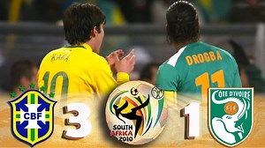 Brazil 3-1 Ivory Coast #FIFA World Cup 2010 Group Stage HD Kaká vs Drogba | Tin Mới 6