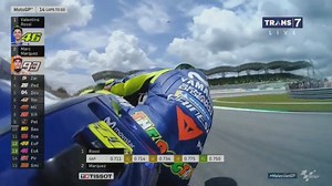 4.2K views · 138 reactions | 14 lap sebelum finish, Rossi memimpin semakin di depan diikuti Marquez yang berusaha mengejar ketertinggalan. #MalaysianGP | TRANS7 | Facebook