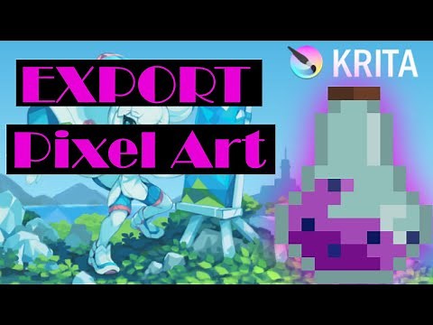 How to Export YOUR Pixel Art in Krita