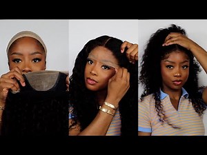 Watch Me Install + Style This Wet and Wavy Lace Front Wig | LuvMe Hair