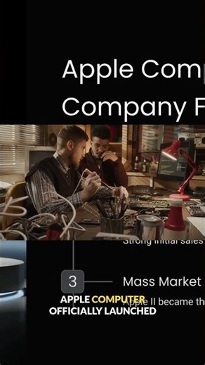 How Apple Started in a Garage 🍎 The Birth of a Tech Giant #shorts