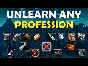 World of Warcraft Wrath of The Lich King How to Unlearn Professions (Any Kind).